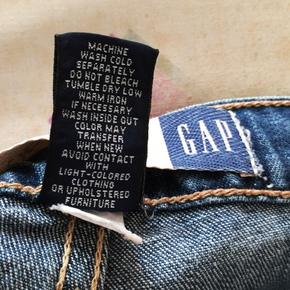 Gap Capri Jeans Pants Blue Denim Size 8 - Picture 7 of 7